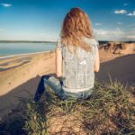 Photo red hair clothes