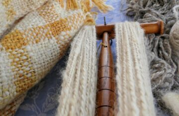 Photo wool fabric