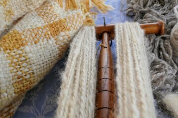 Photo wool fabric