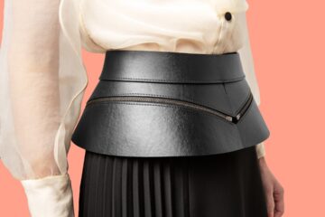 Photo asymmetrical skirt